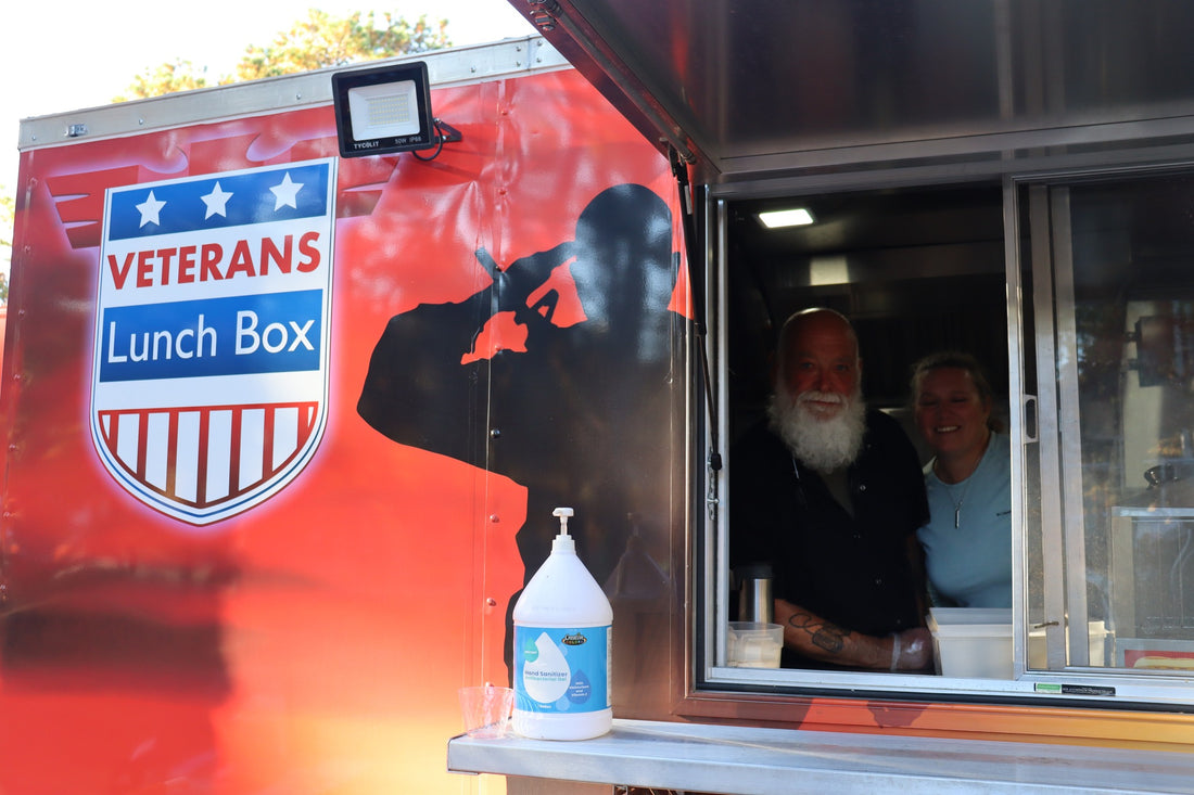 The Veterans Lunch Box food truck at Halloweenpalooza